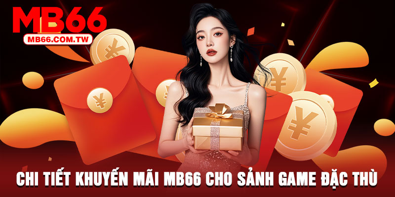 Chi tiết khuyến mãi MB66 cho sảnh game đặc thù